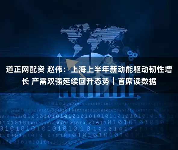 道正网配资 赵伟：上海上半年新动能驱动韧性增长 产需双强延续回升态势︱首席读数据